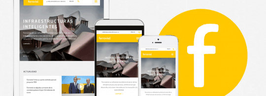 ferrovial web responsive