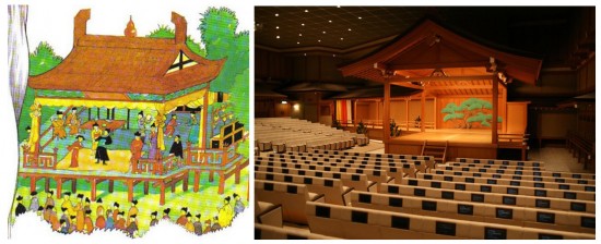 Un teatro japonés