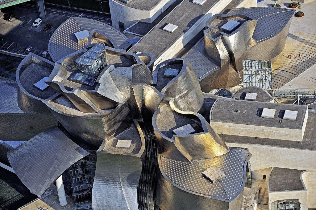 vista aerea museo guggenheim de bilbao vista aerea museo guggenheim de bilbao