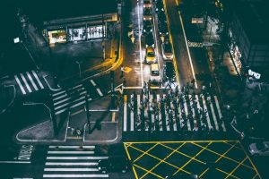 paso de cebra ciudad inteligente