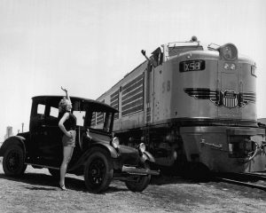 Publicity photo for the first GTEL locomotive for the Union Pacific in 1953. / Union Pacific Railroad Publicity photo for the first GTEL locomotive for the Union Pacific in 1953. / Union Pacific Railroad