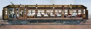 lavishness of the restaurant car
