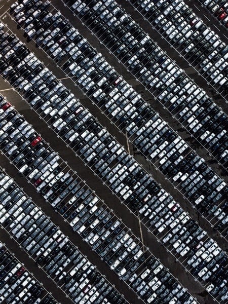 Parking vista aerea