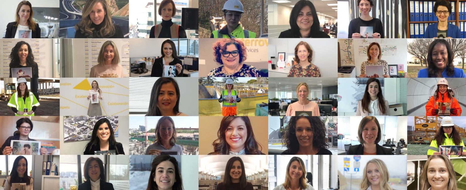 Mujeres de Ferrovial dia de la mujer