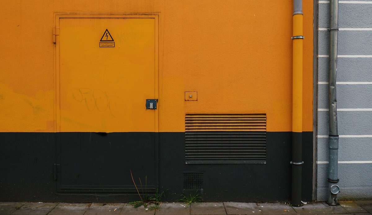 orange door