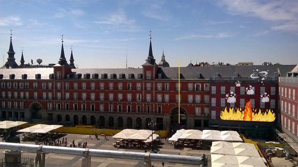 great fire of Madrid’s Plaza Mayor