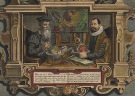 Portrait of cartographers Gerard Mercator and Jodocus Hondius. Wikimedia Commons.