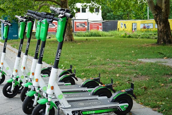 Rental electric scooters