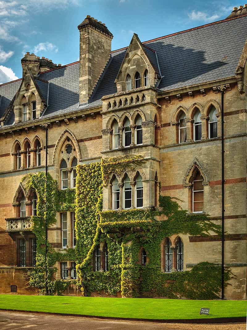 Victorian house with ivy on its walls