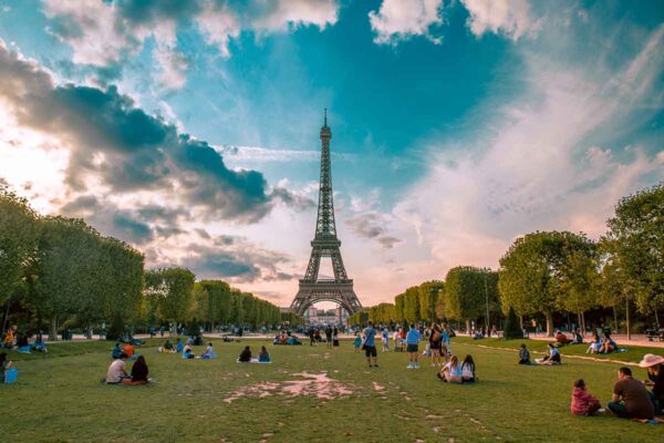 Campo de Marte y Torre Eiffel, Paris