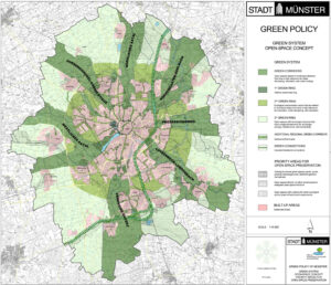 Map of the "Green Politics of Münster”