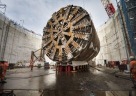 Construcción del túnel de Silvertown en Londres