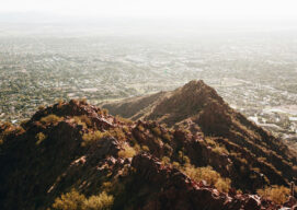 Vistas de Phoenix desde la montaña